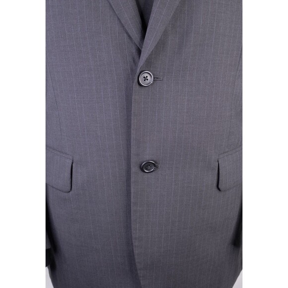 Jos A Bank 2-Pc Stripped Gray Suit Jacket Blazer Jacket Size 41R/S Pants 34X31 - Picture 3 of 16